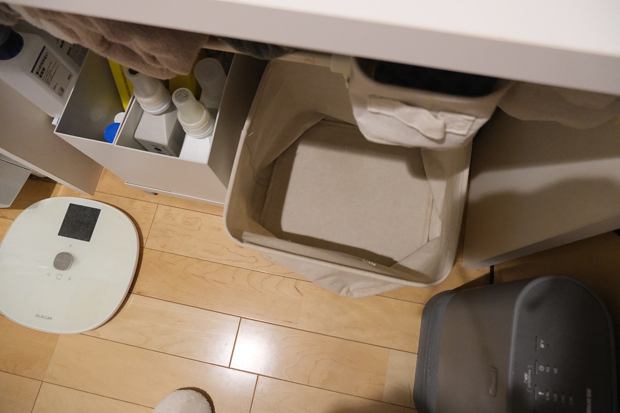 ポリエステル麻 ソフトボックス L使用シーン