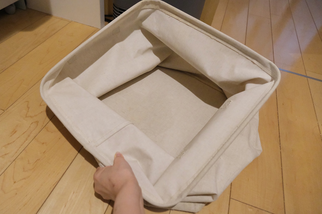 ポリエステル麻 ソフトボックス L使用シーン