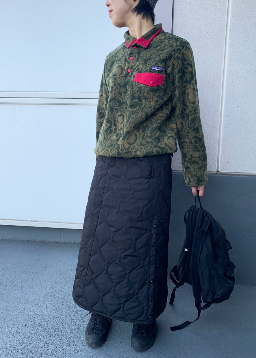 【TAION】ミリタリー ダウンスカート