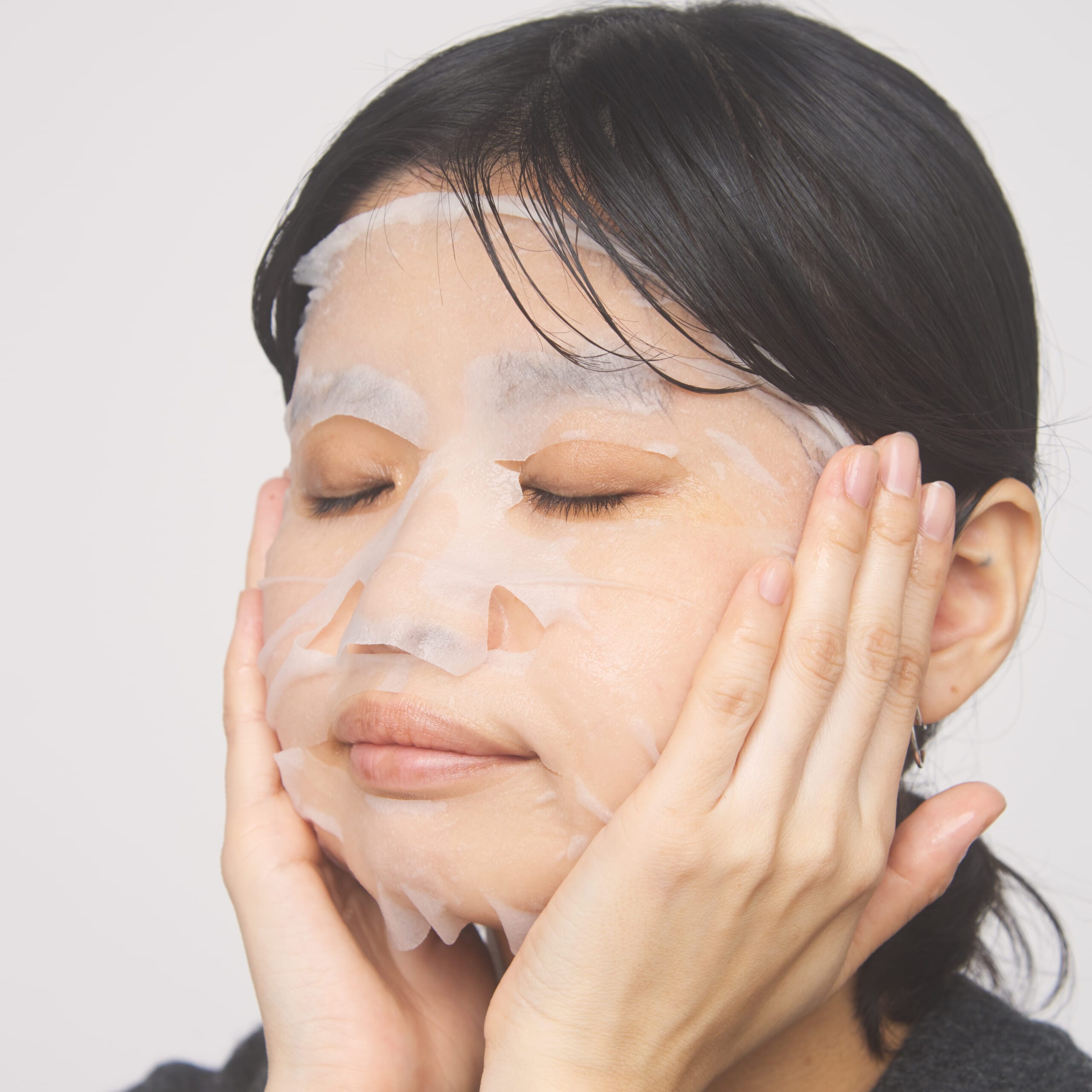 ディープモイス トマスクを使用しているところ