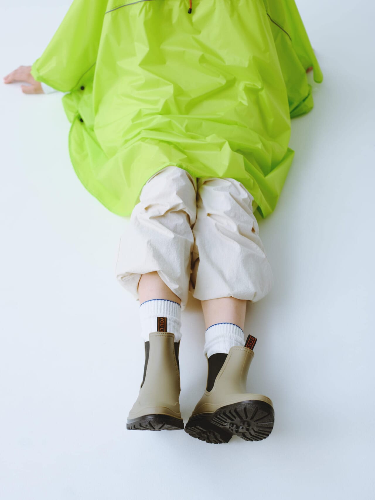 KiU ツートーンサイドゴアレインブーツ