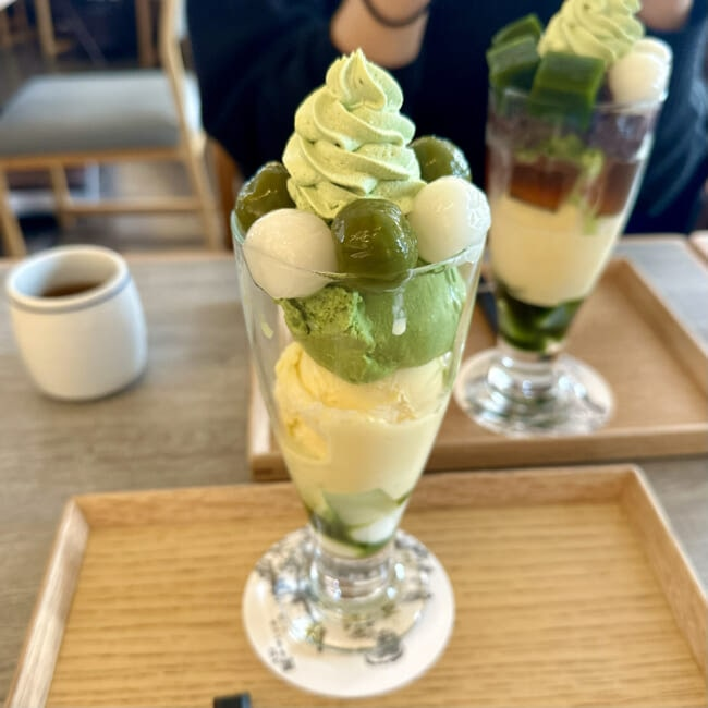 茶寮都路里大丸東京店　白玉パフェ