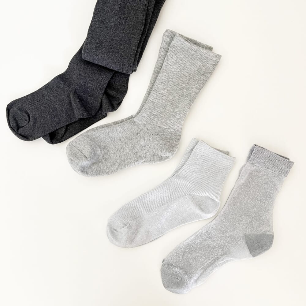 ソックス　GU 無印良品