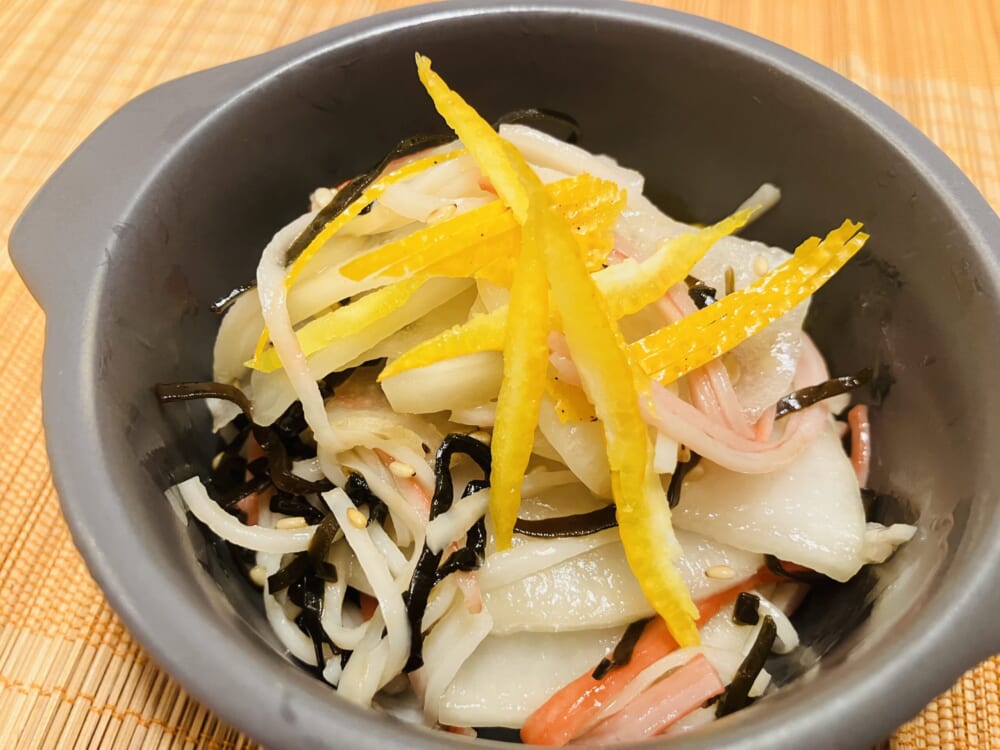 カブとカニカマ
柚子
塩昆布