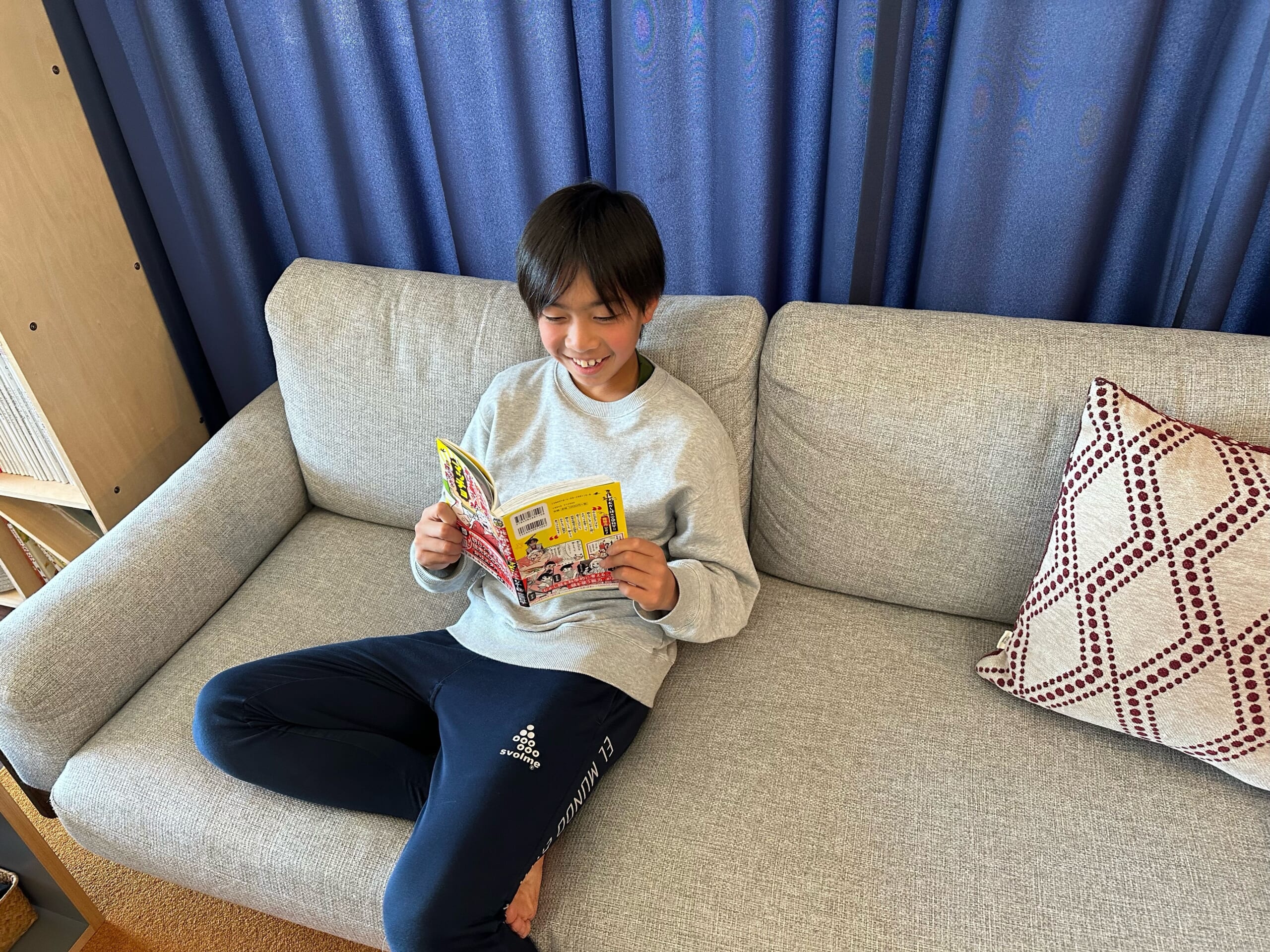 暮らしのヒント連載、ライター野々山幸さん、子どもの読書習慣について『最強科学まんが もしも桃太郎のおばあさんがマッチョだったら』
著 柳田理科雄　まんが 森ゆきえ　￥1320／集英社の紹介
