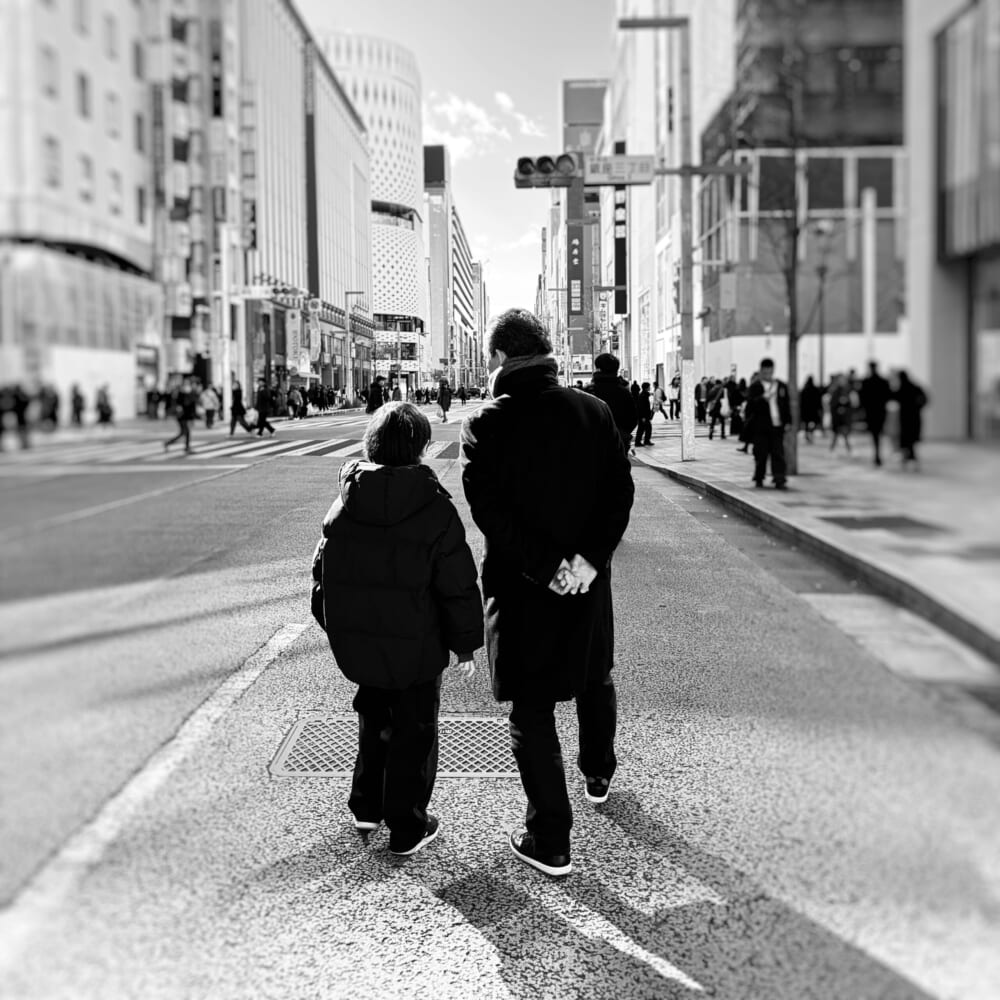 銀座　歩行者天国　松屋