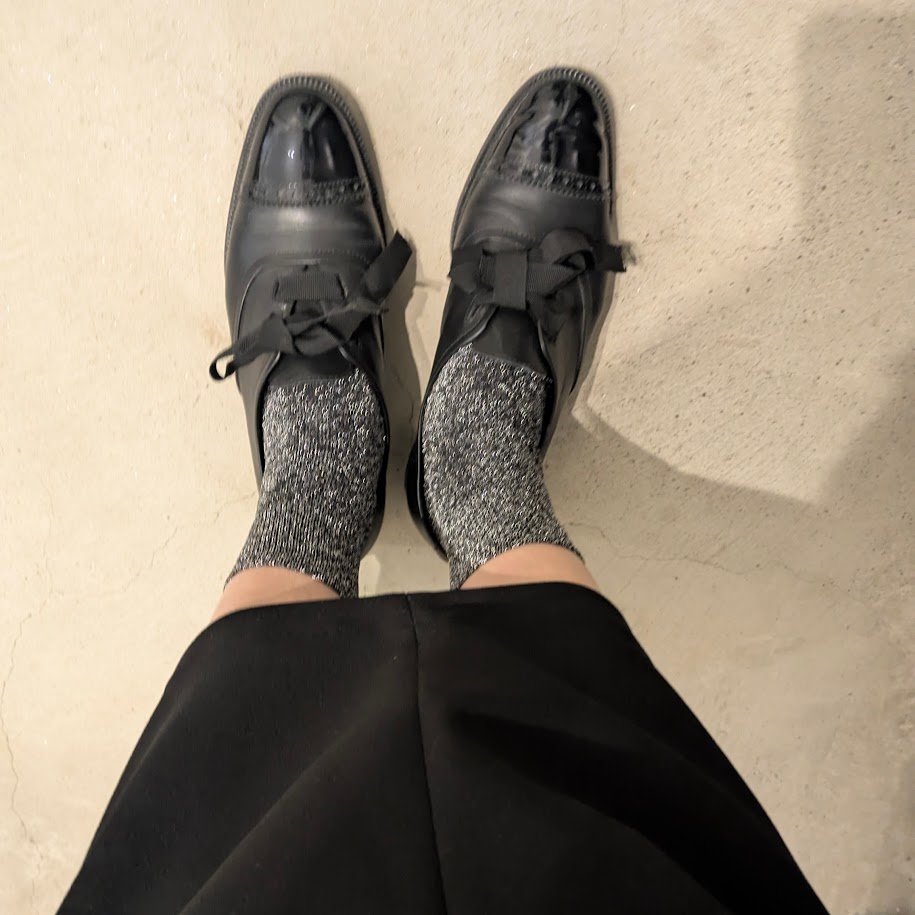 ローファー　LEE100コポ　きちんとコーデ