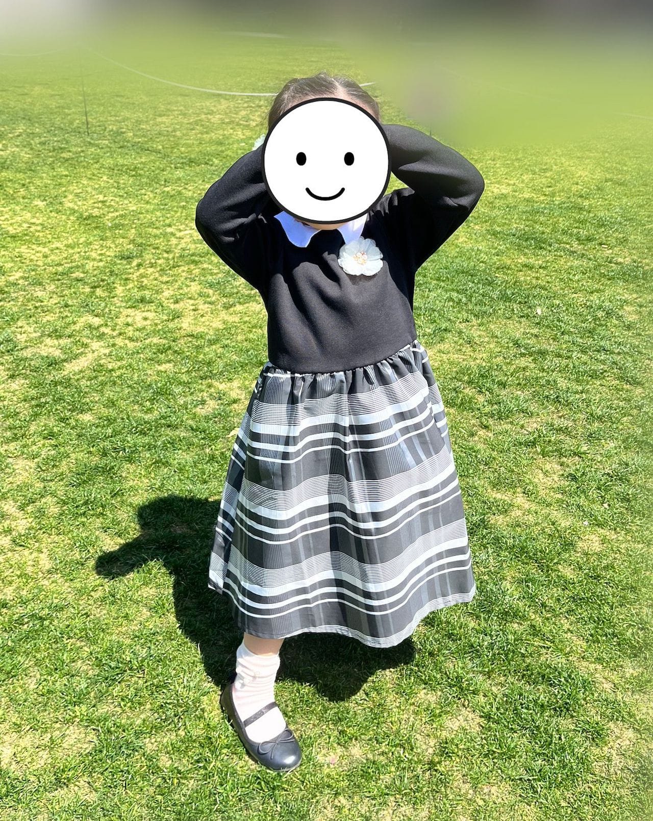 LEEキャラクター 齋田萌さん 娘さんの幼稚園の入園式コーデ