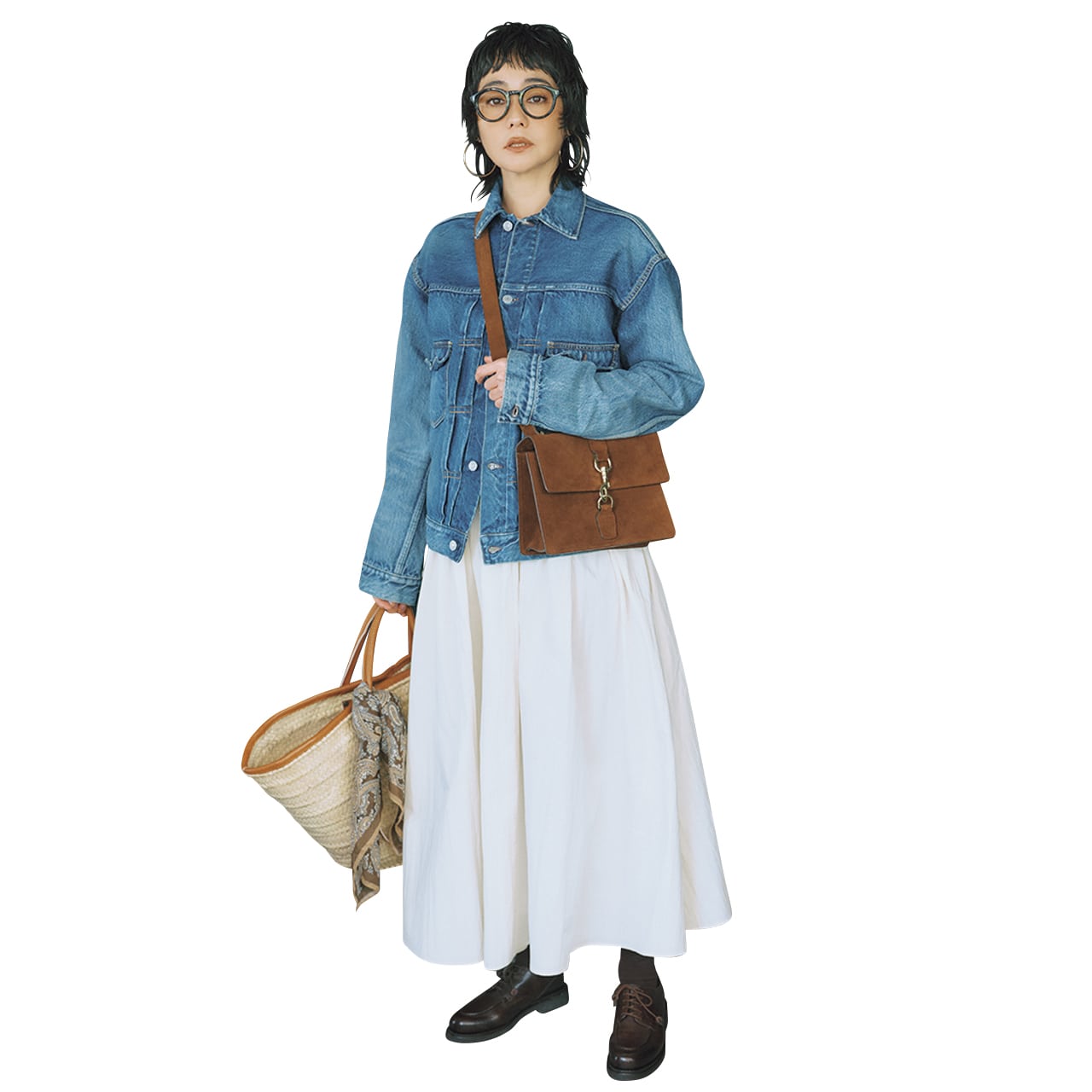 いつものコーデ 竹下玲奈さん