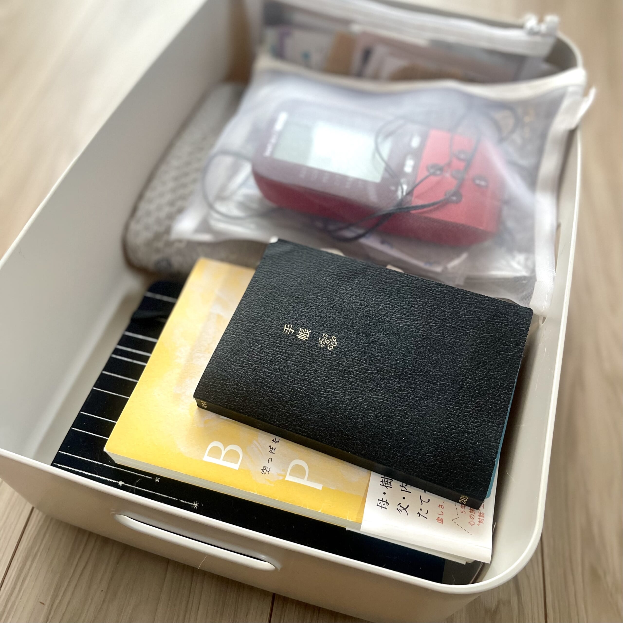 ニトリ 収納ボックス ソフトNインボックスV 横型ハーフ モカ