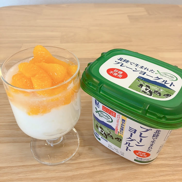ヨーグルト　みかん
