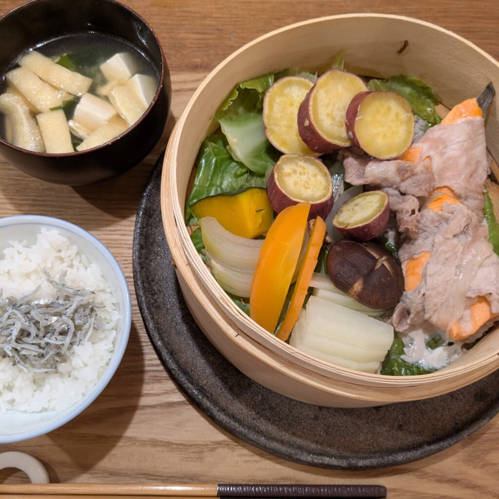 せいろ蒸し料理