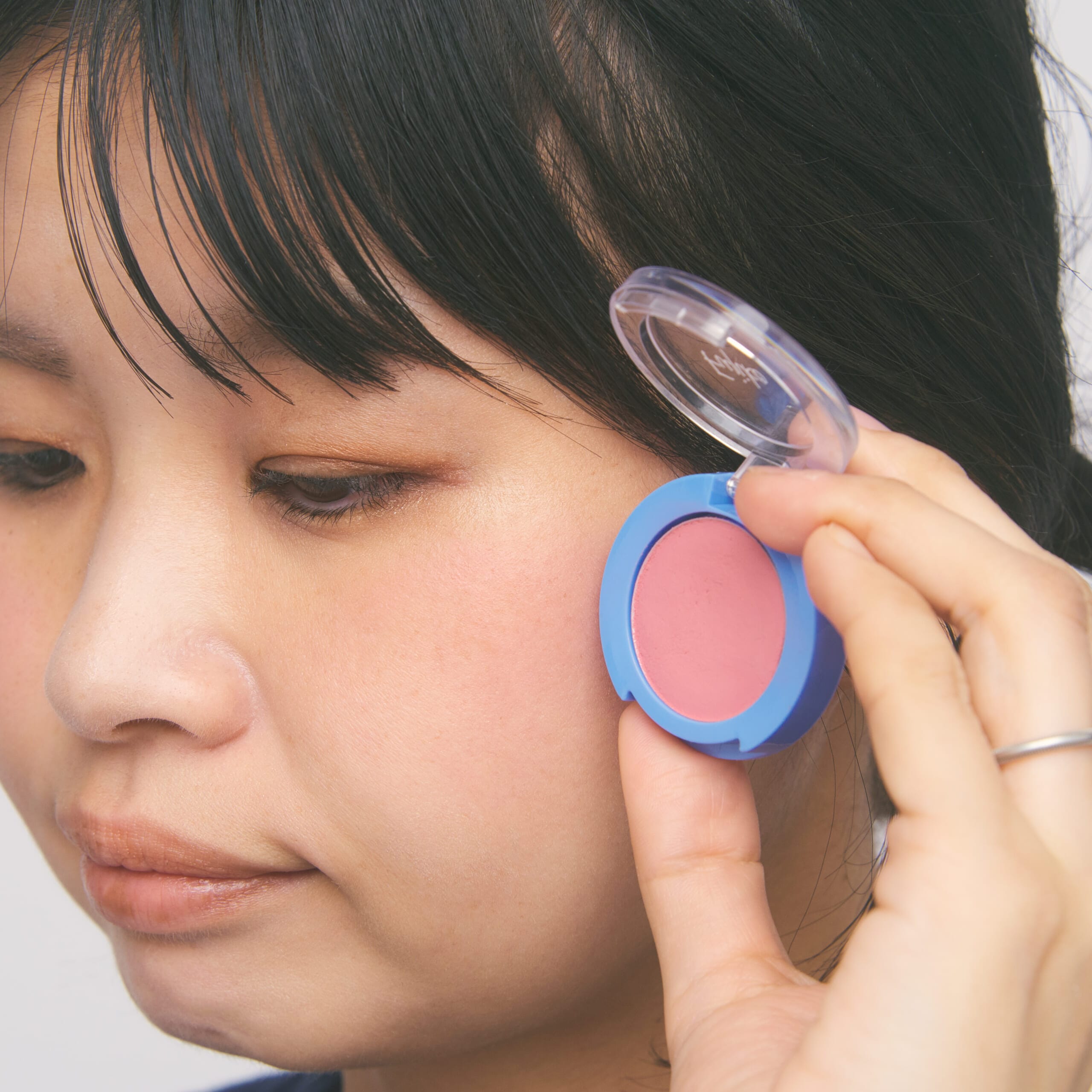 どでもチークを使用しているところ