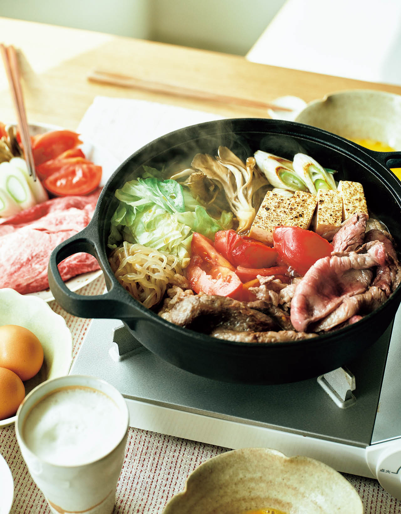 トマトすき焼き