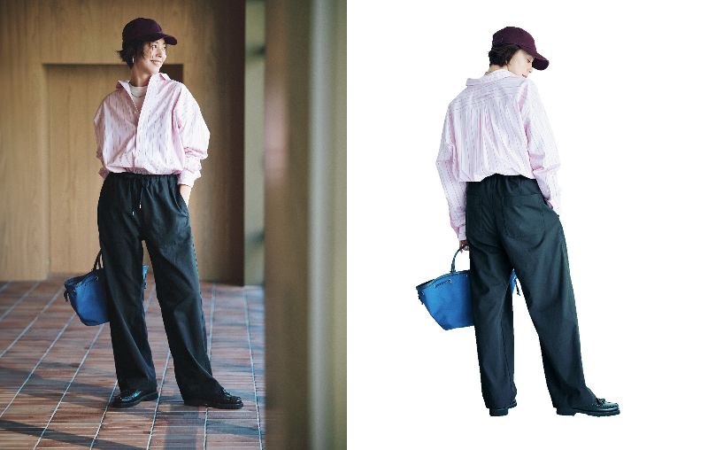 12closet　LEEマルシェ　浅見れいな　らくちんパンツ　イージーパンツ