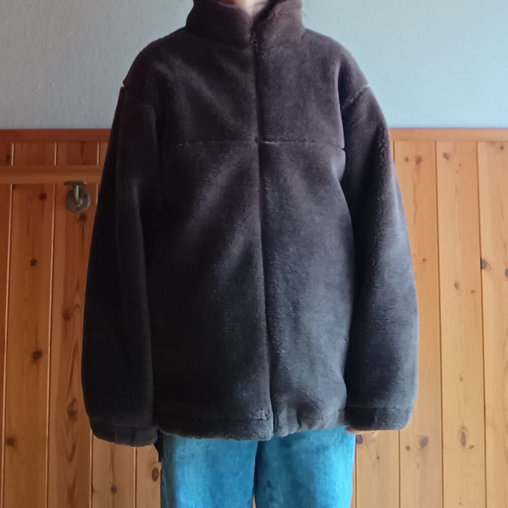 AMERICAN HOLIC スタンドカラーミニファーブルゾン