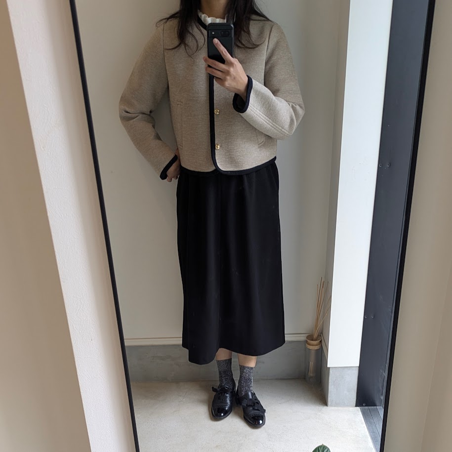 ZARA　JK　きちんとコーデ