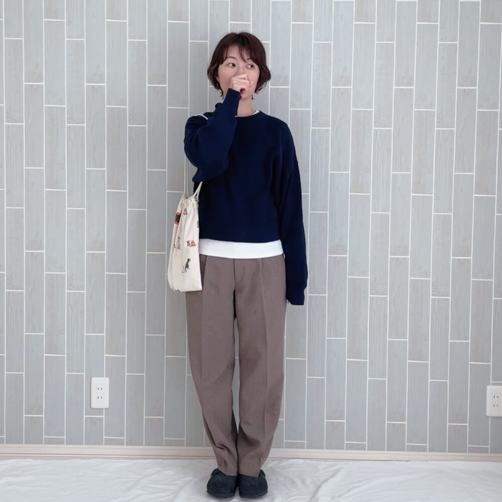 ショート イヤリングカラー 前髪なし 30代ママ