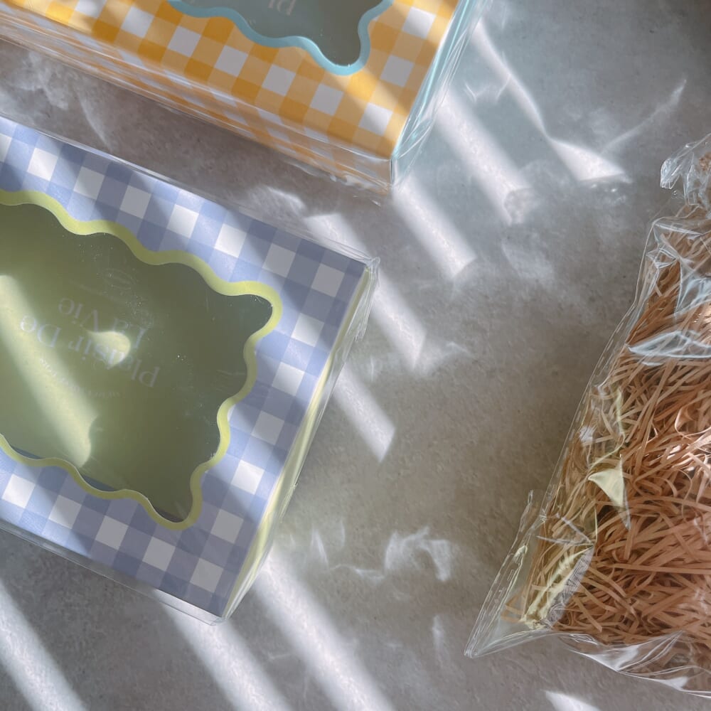 セリア 包装容器 バレンタイン