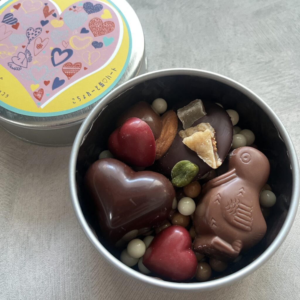 ポワリエ・ショコラ「こちょれーと缶・ハート」