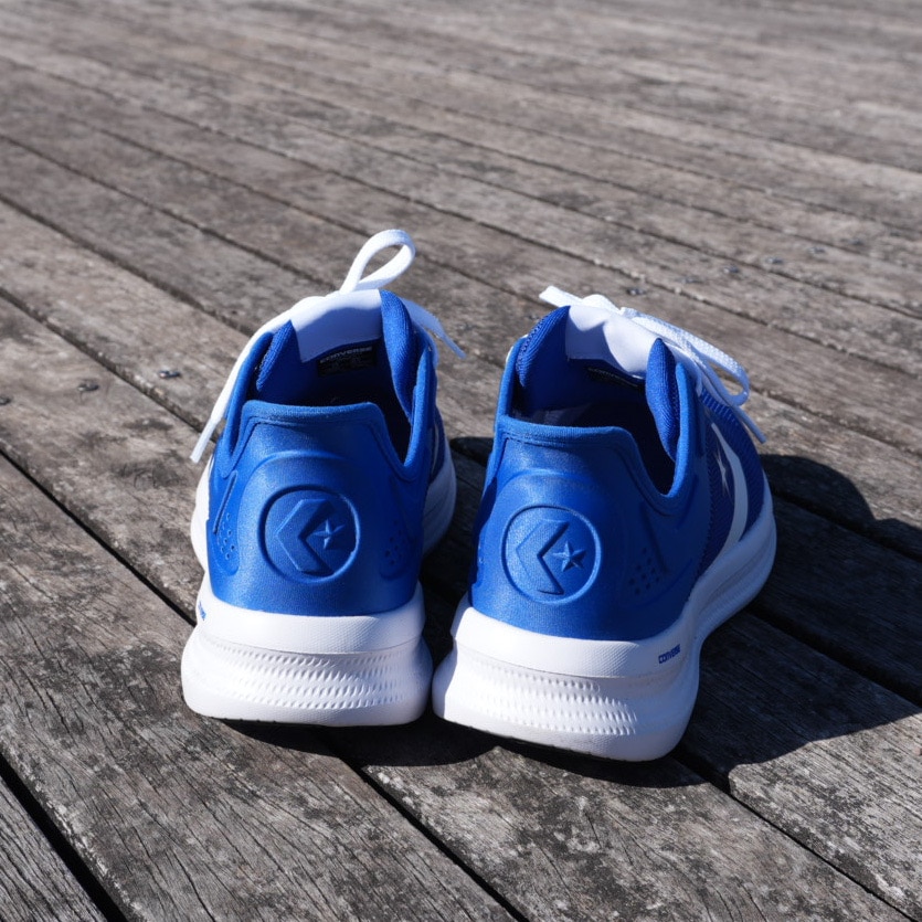 コンバースハンズフリーシューズデイスタースリットスラッド2026春夏新色ブルーのかかと