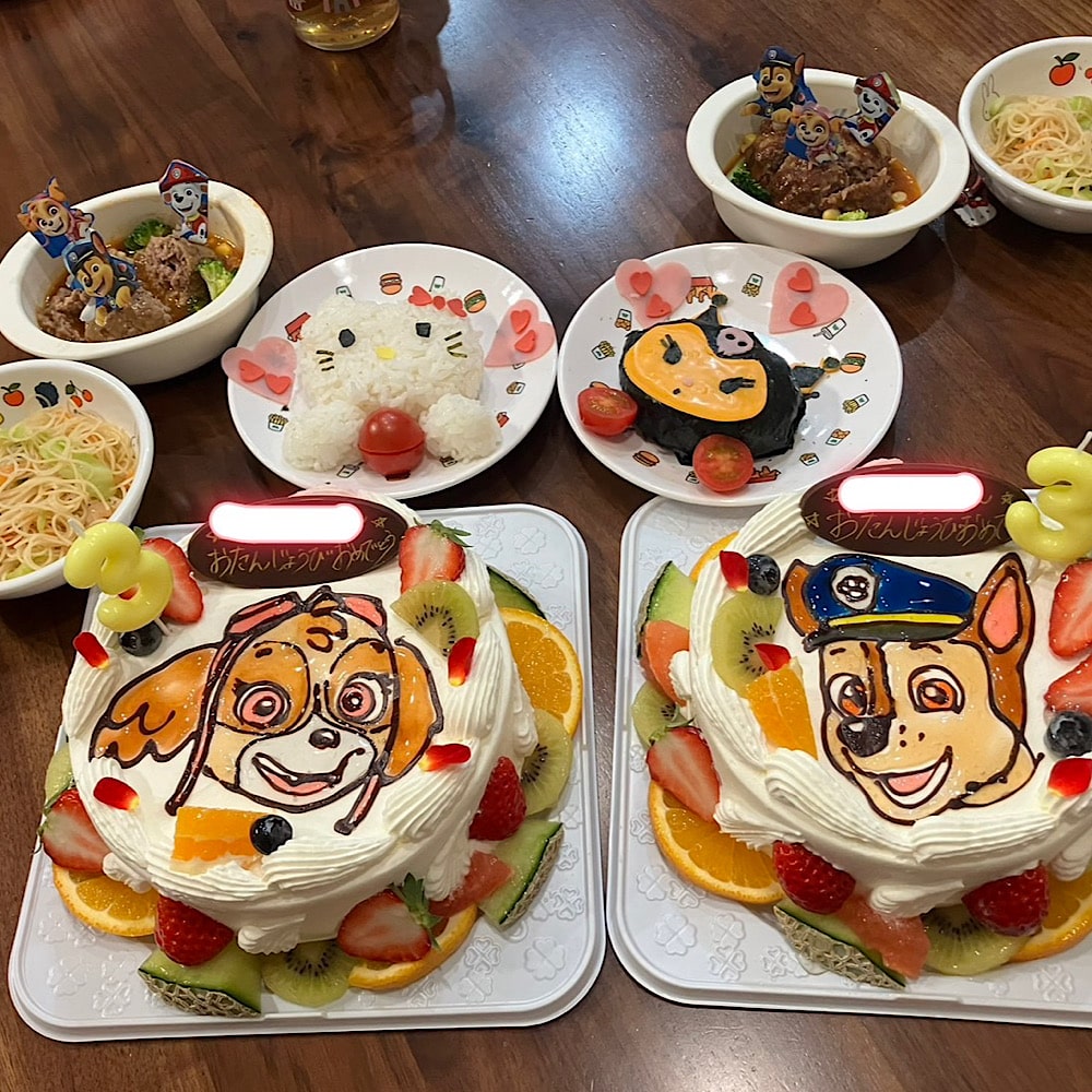 誕生日　お祝い　ご飯