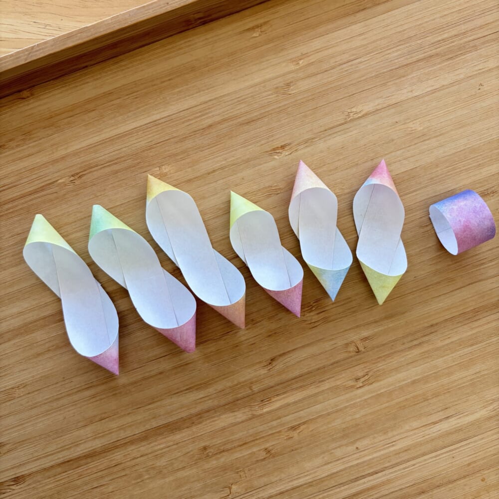 バレンタイン　ラッピング　折り紙