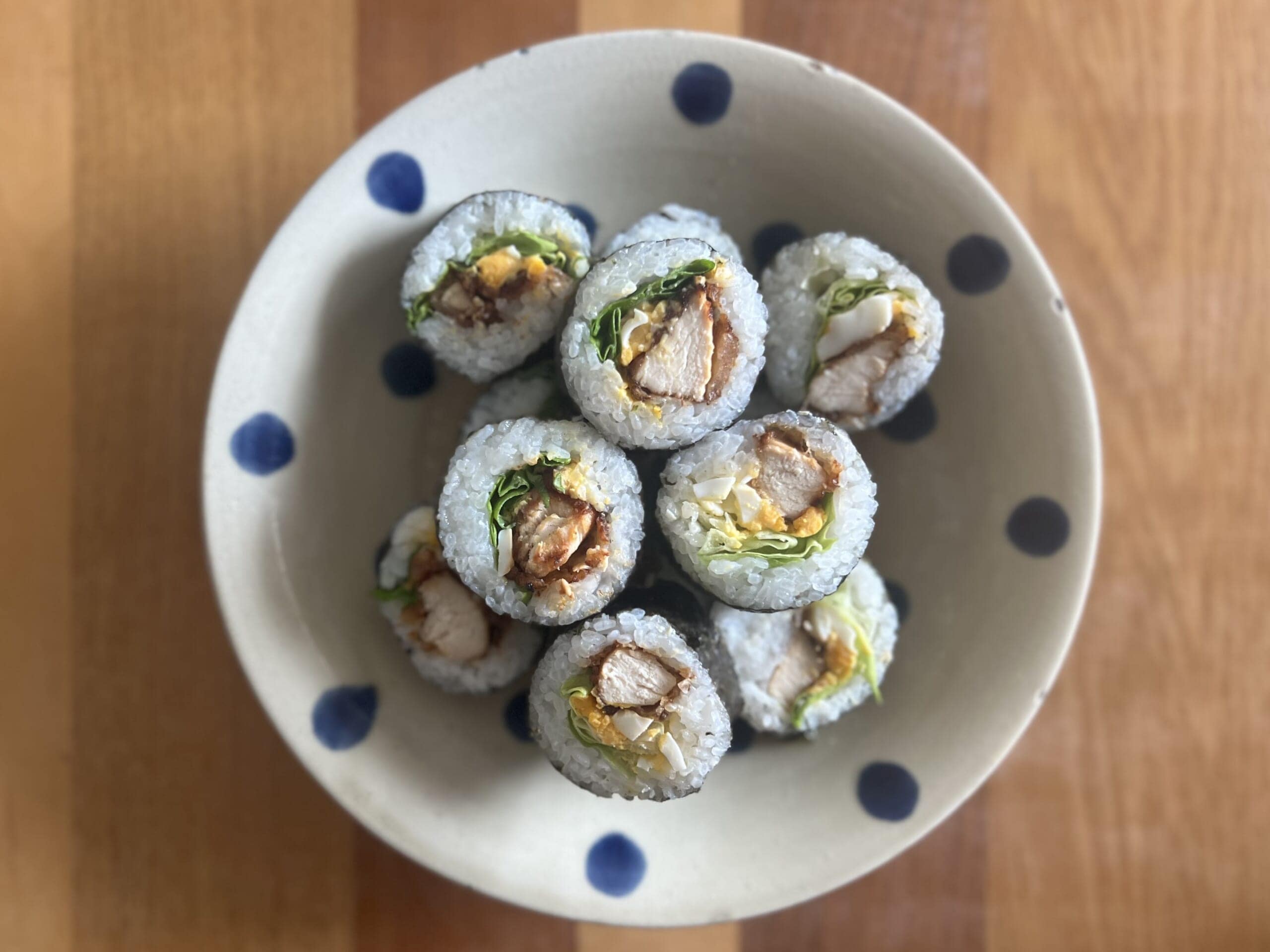 【LEEレシピ】節分に!小林さとみさん「唐揚げの太巻き寿司」作りました TBicoco