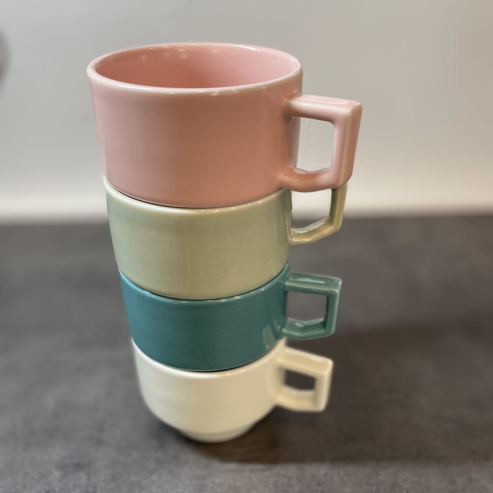 波佐見焼 ブロックマグ スタッキング