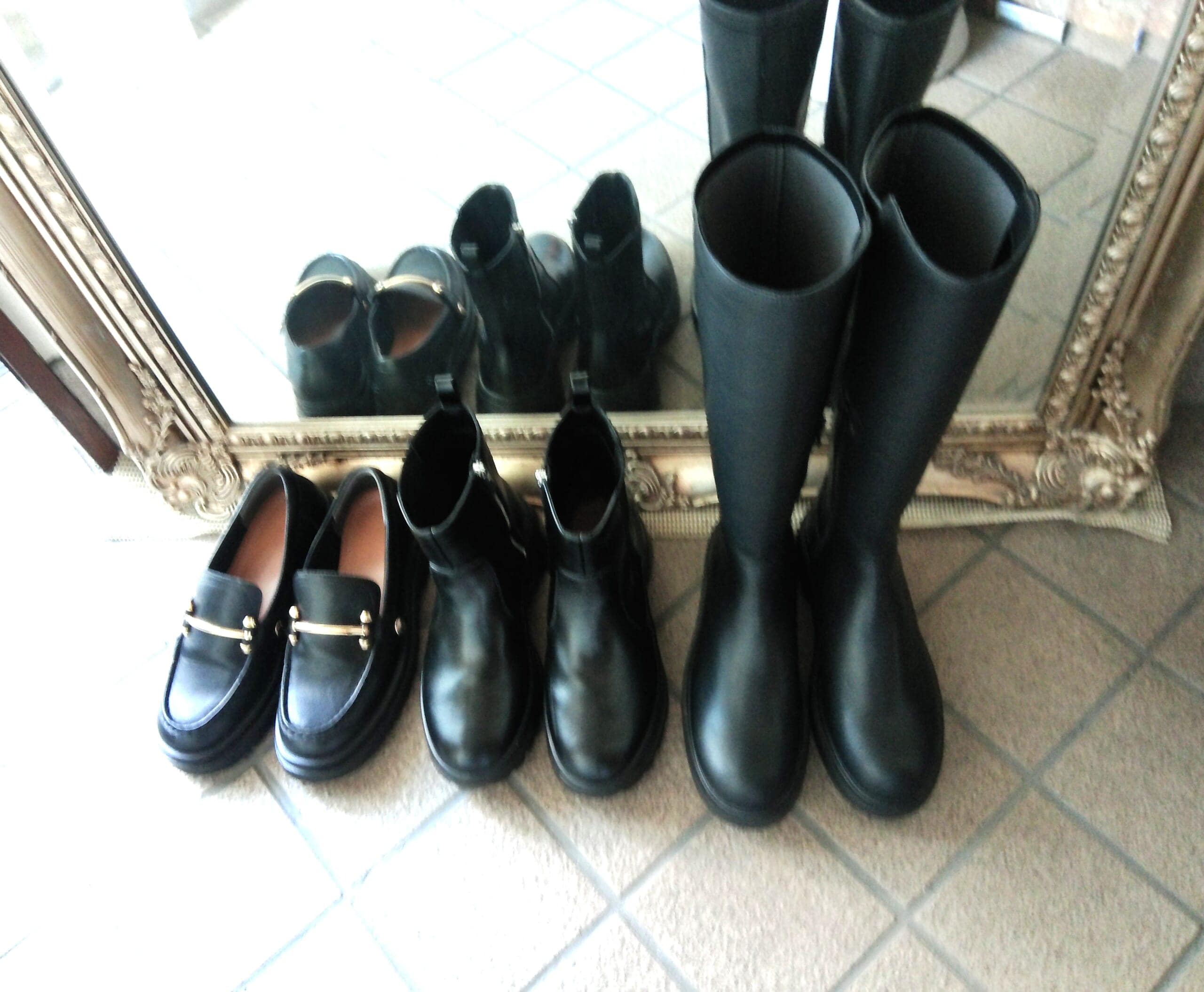 LEEスタッフの愛用ローファーとブーツ　GU　ABCマート