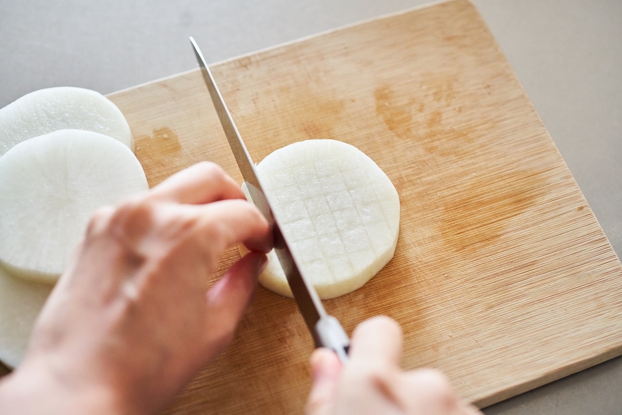 榎本美沙さん　大根ステーキ