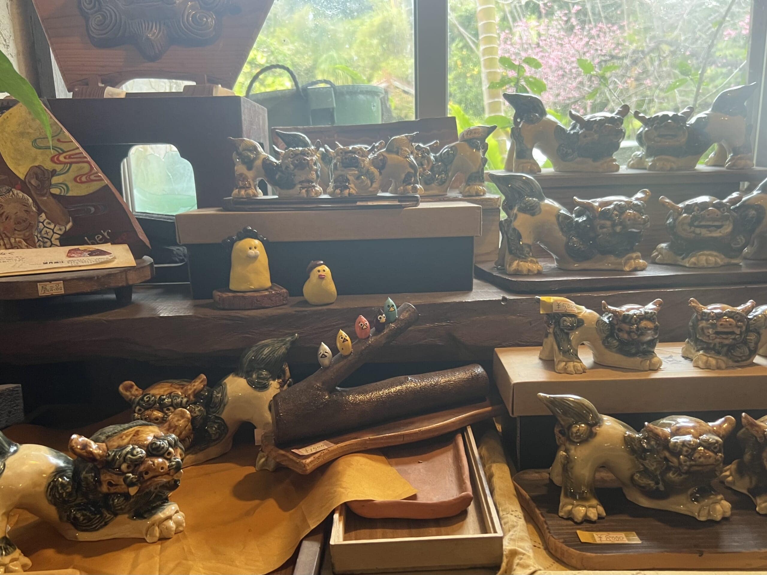 【沖縄】カフェでお花見!「やちむん喫茶シーサー園」TBicoco