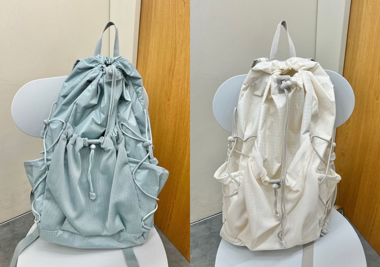 ライトグリーン、オフホワイト