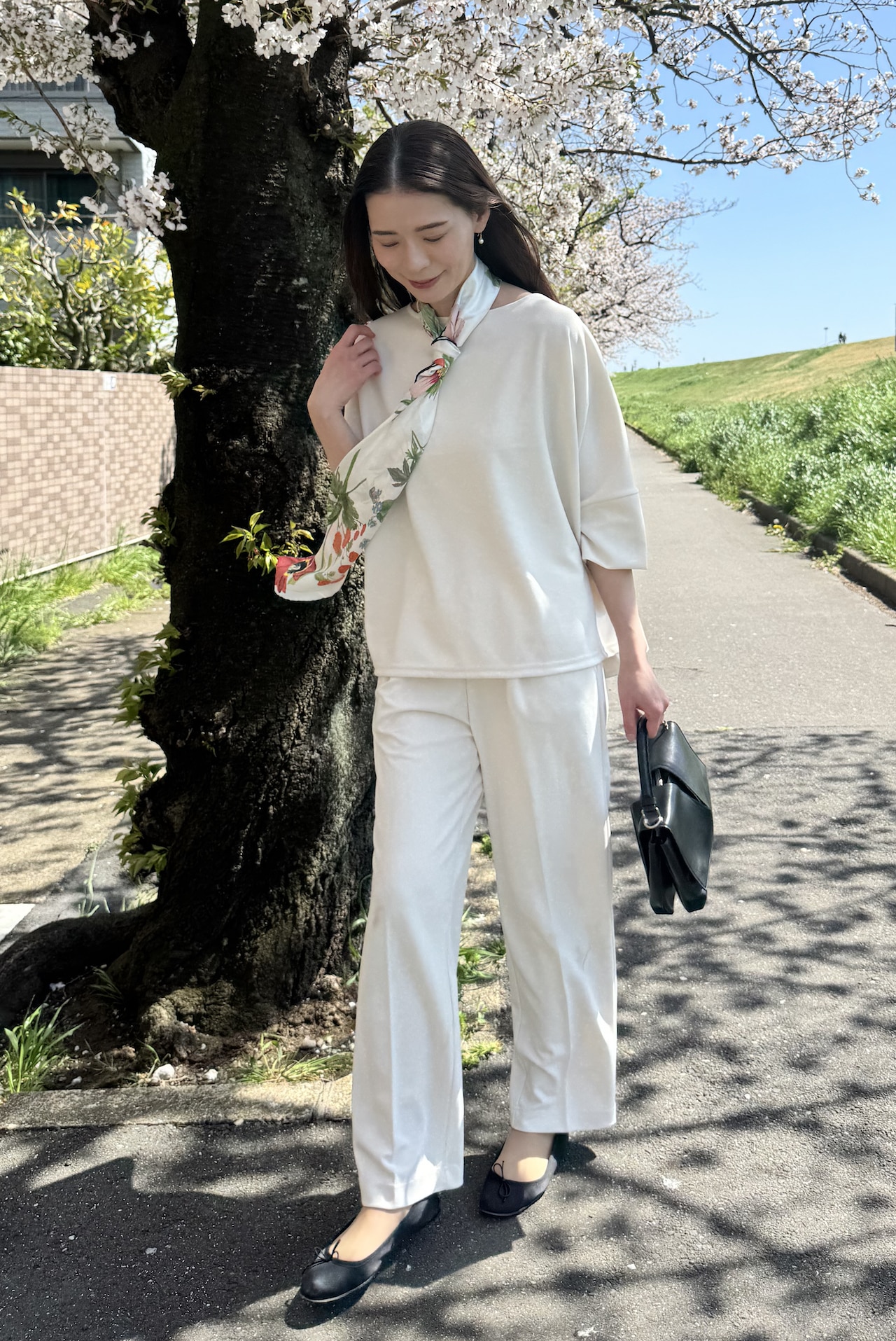 LEEキャラクター 山口友香さん 小学校入学式コーデ