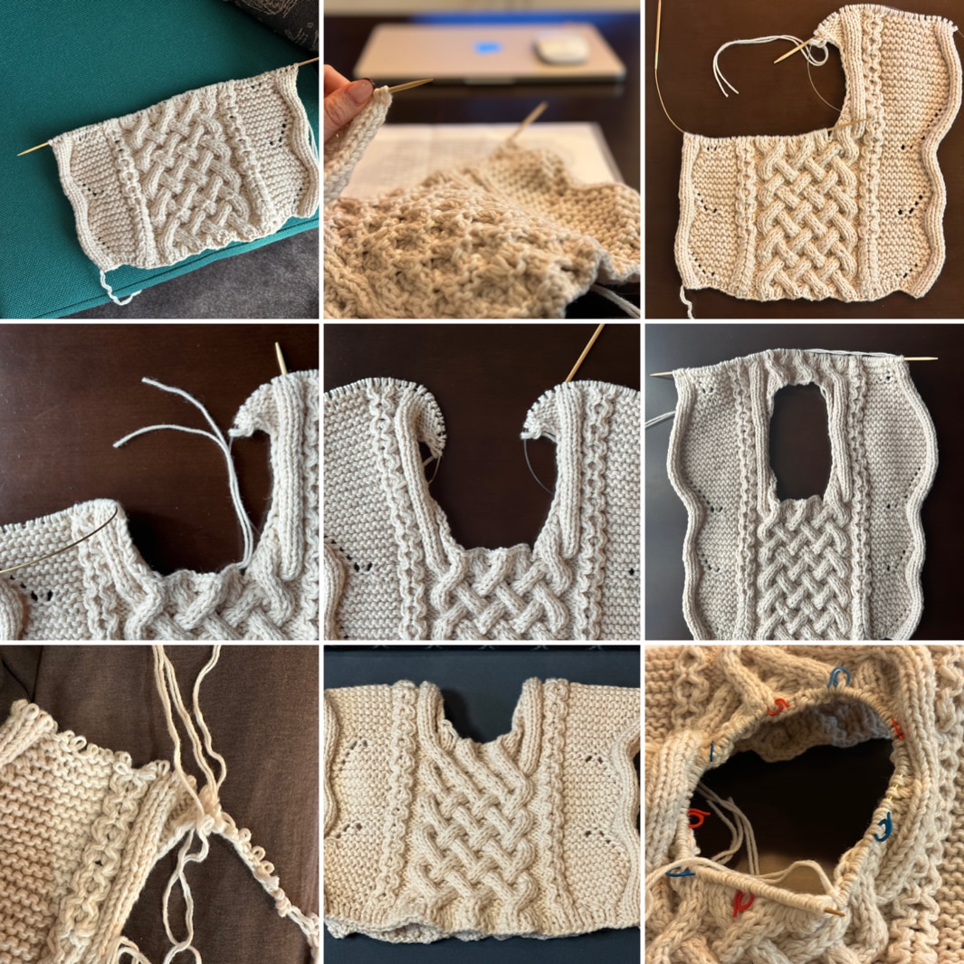 leedaysブログ　編み物　ネックウォーマー