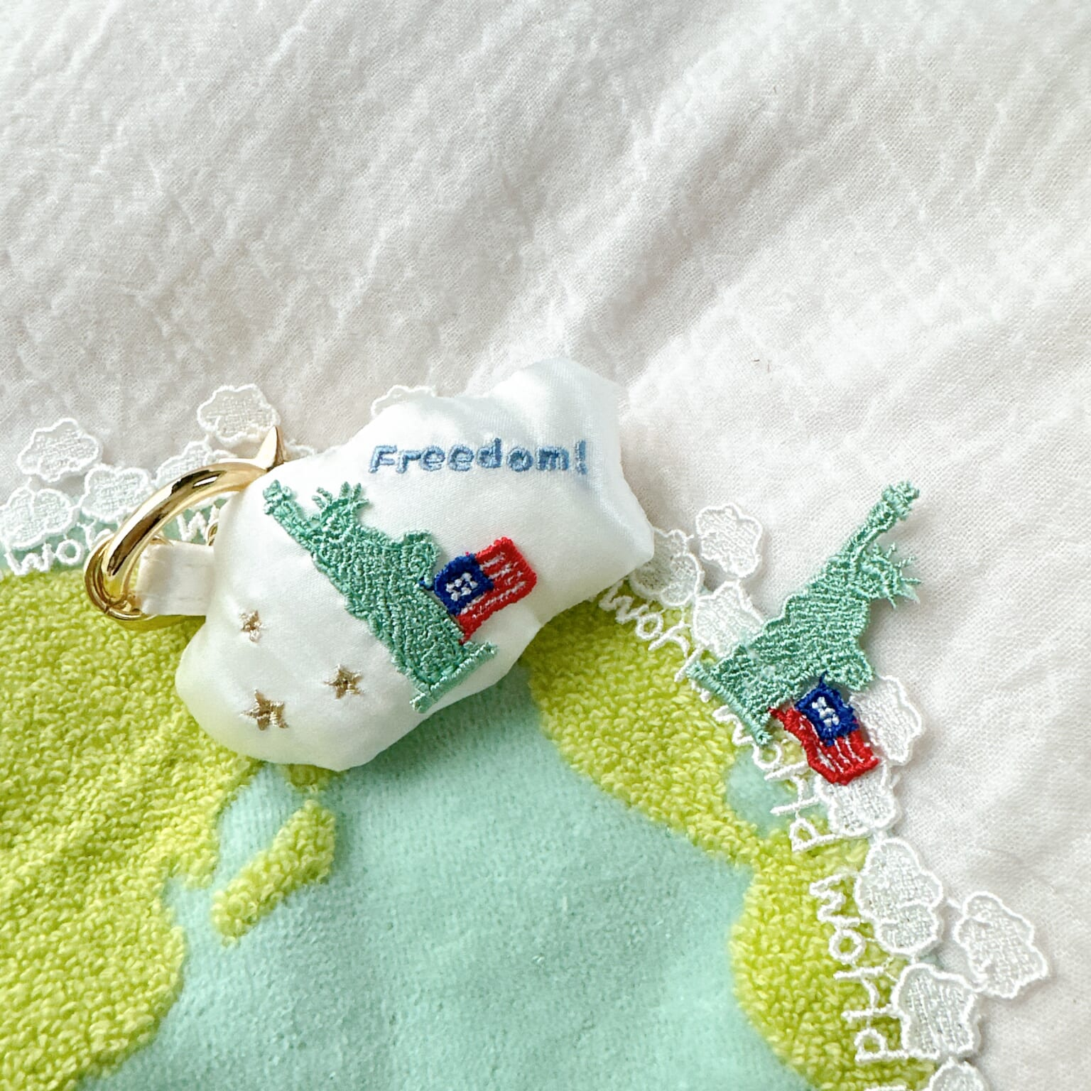 近沢レース店
【LEE厳選】世界旅行セット（タオルハンカチ＋キーチャーム）