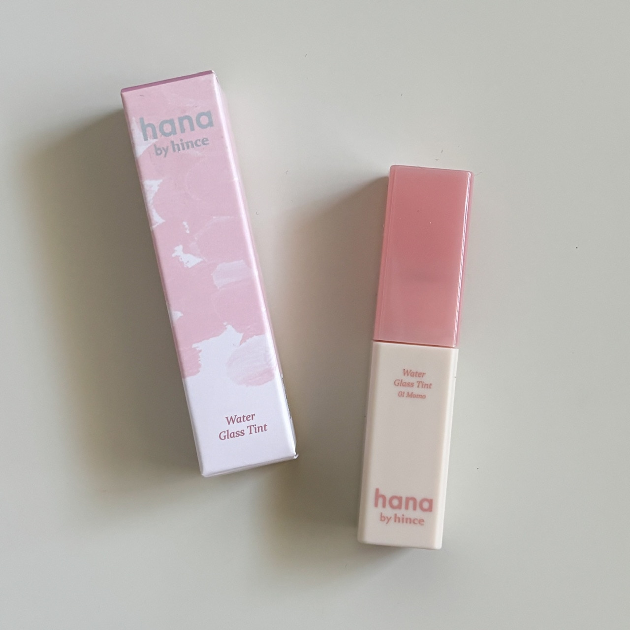 hana by hince ウォーターグラスティント01モモ