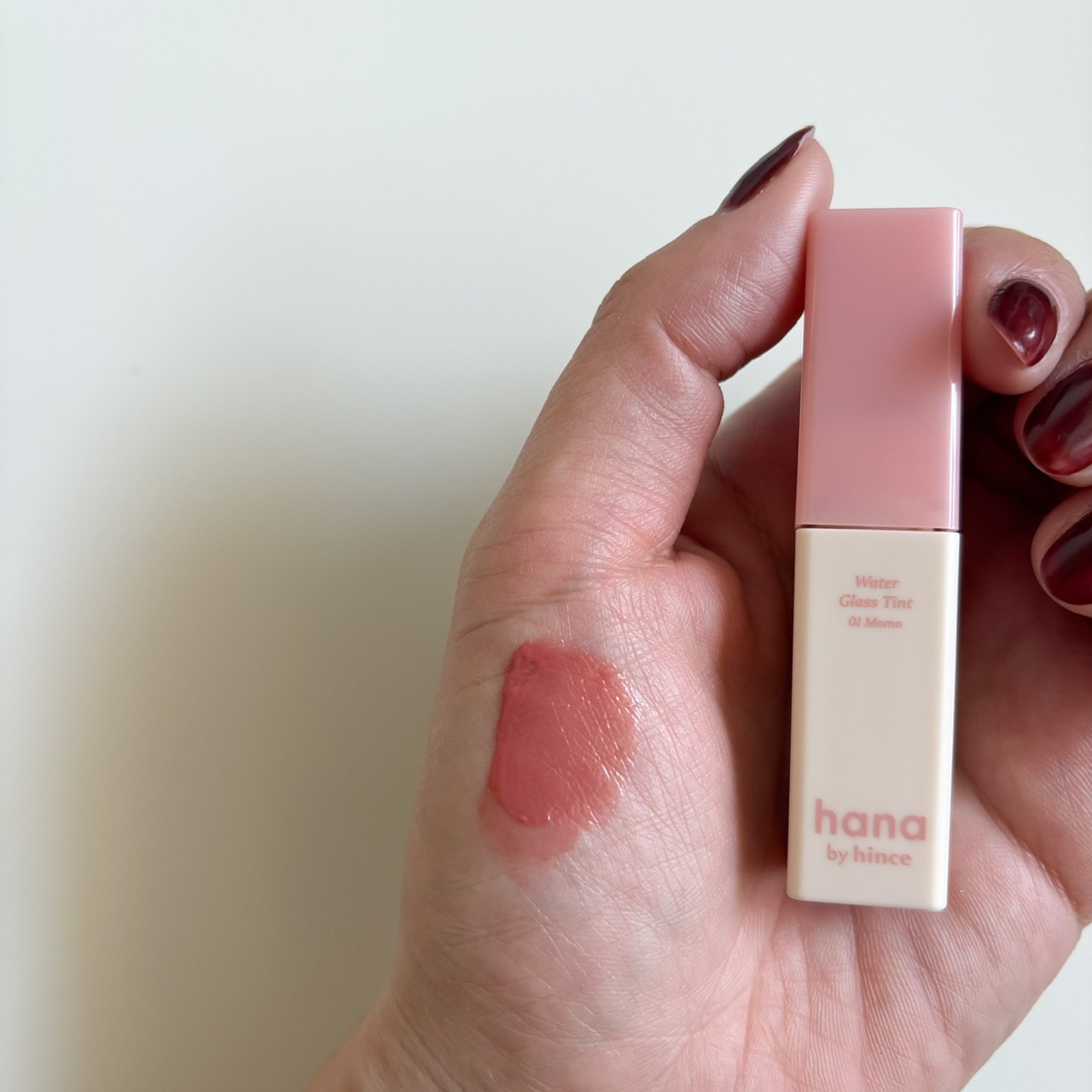 hana by hince ウォーターグラスティント01モモタッチアップ