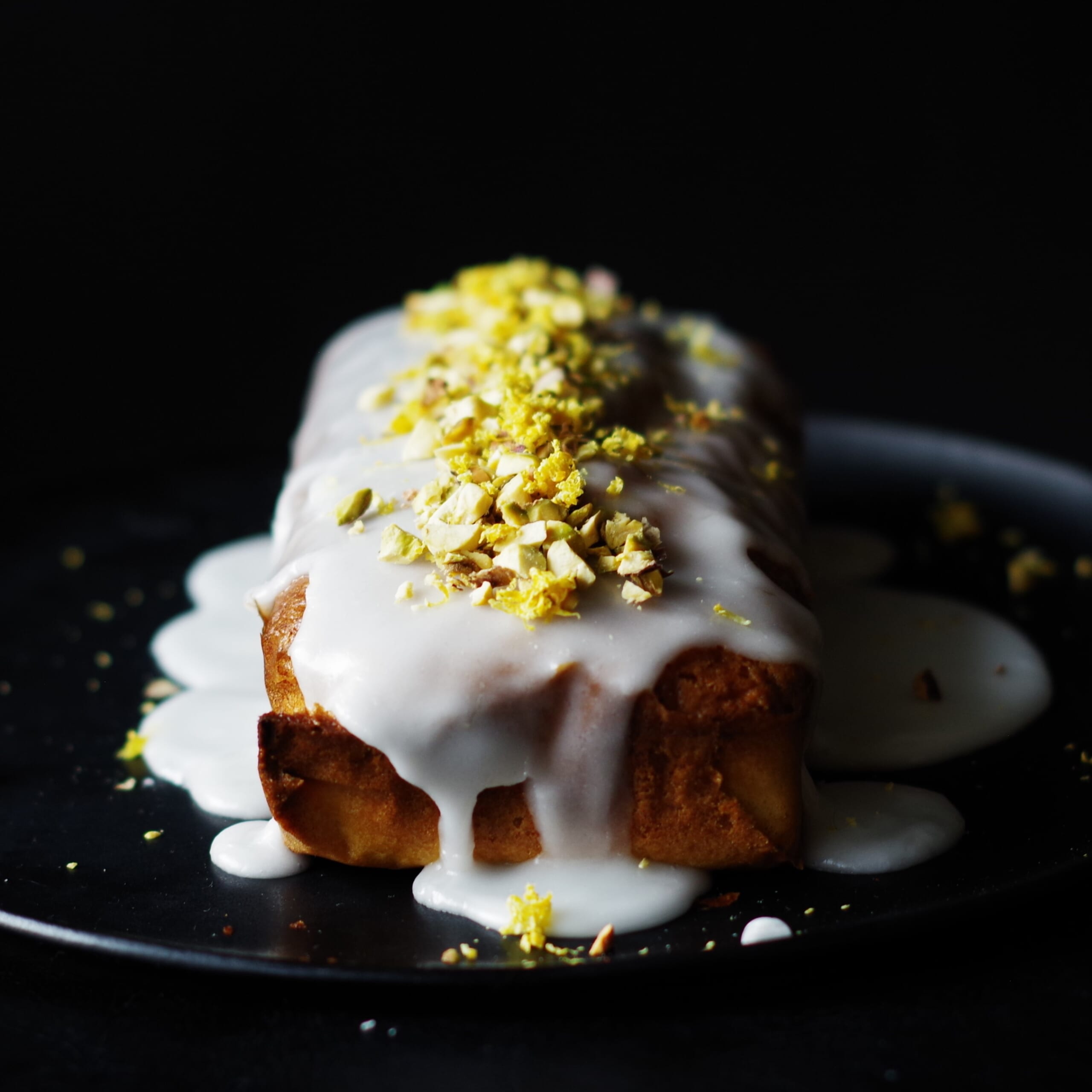 レモンのパウンドケーキ ピスタチオ