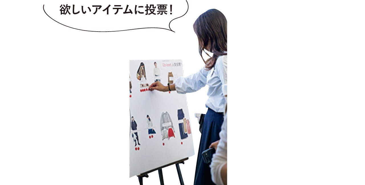 欲しいアイテムに投票！