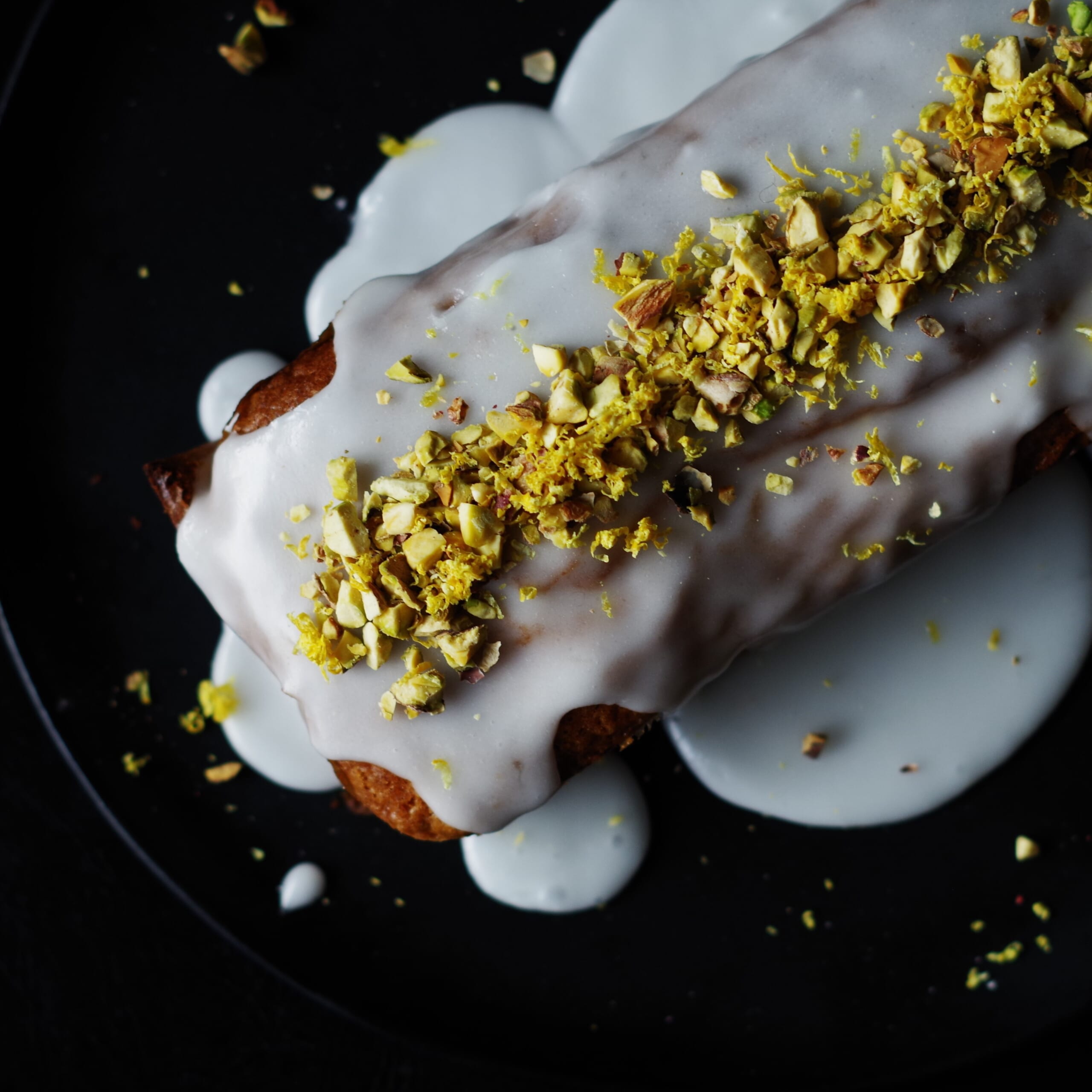 レモンのパウンドケーキ ピスタチオ