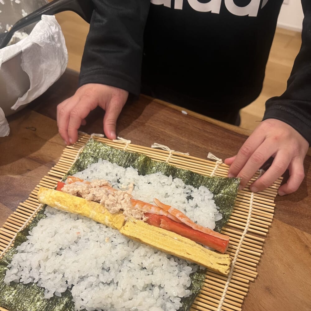 節分　手作り　恵方巻き