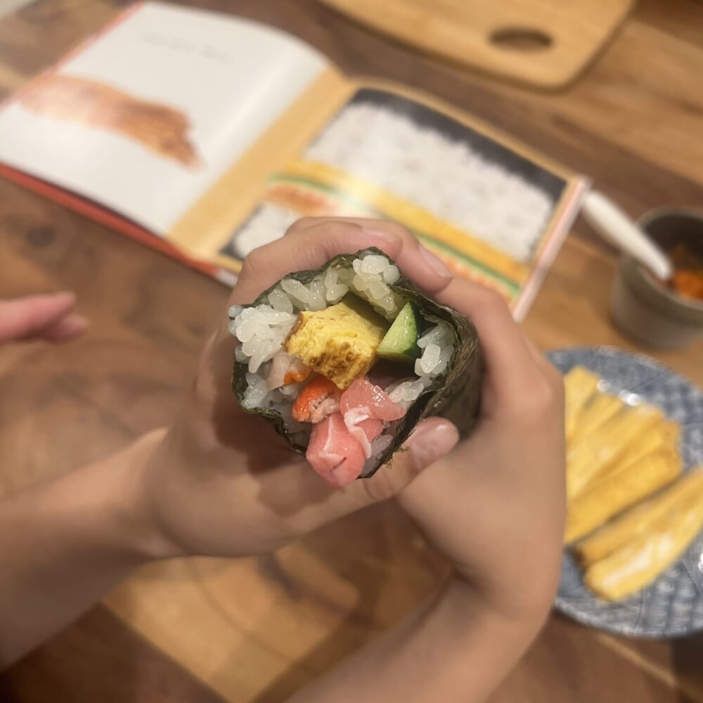 節分　手作り　恵方巻き　