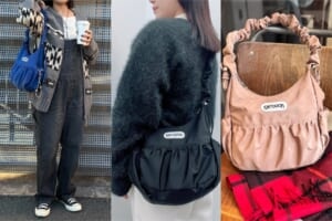 OUTDOOR PRODUCTS ×LEE100人隊おでかけ部別注 可愛げ２wayギャザーショルダーの着用画像