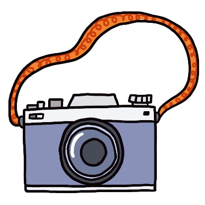 フィルムカメラのイラスト