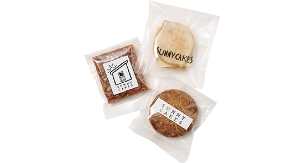 宮崎県串間市で人気のお菓子とケーキの工房「SUNNY CAKES」の焼き菓子3種の詰め合わせ