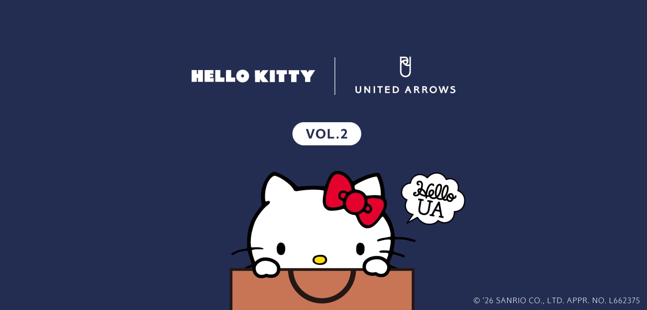 「ハローキティ」×「近沢レース店」×「ユナイテッドアローズ」メインビジュアル