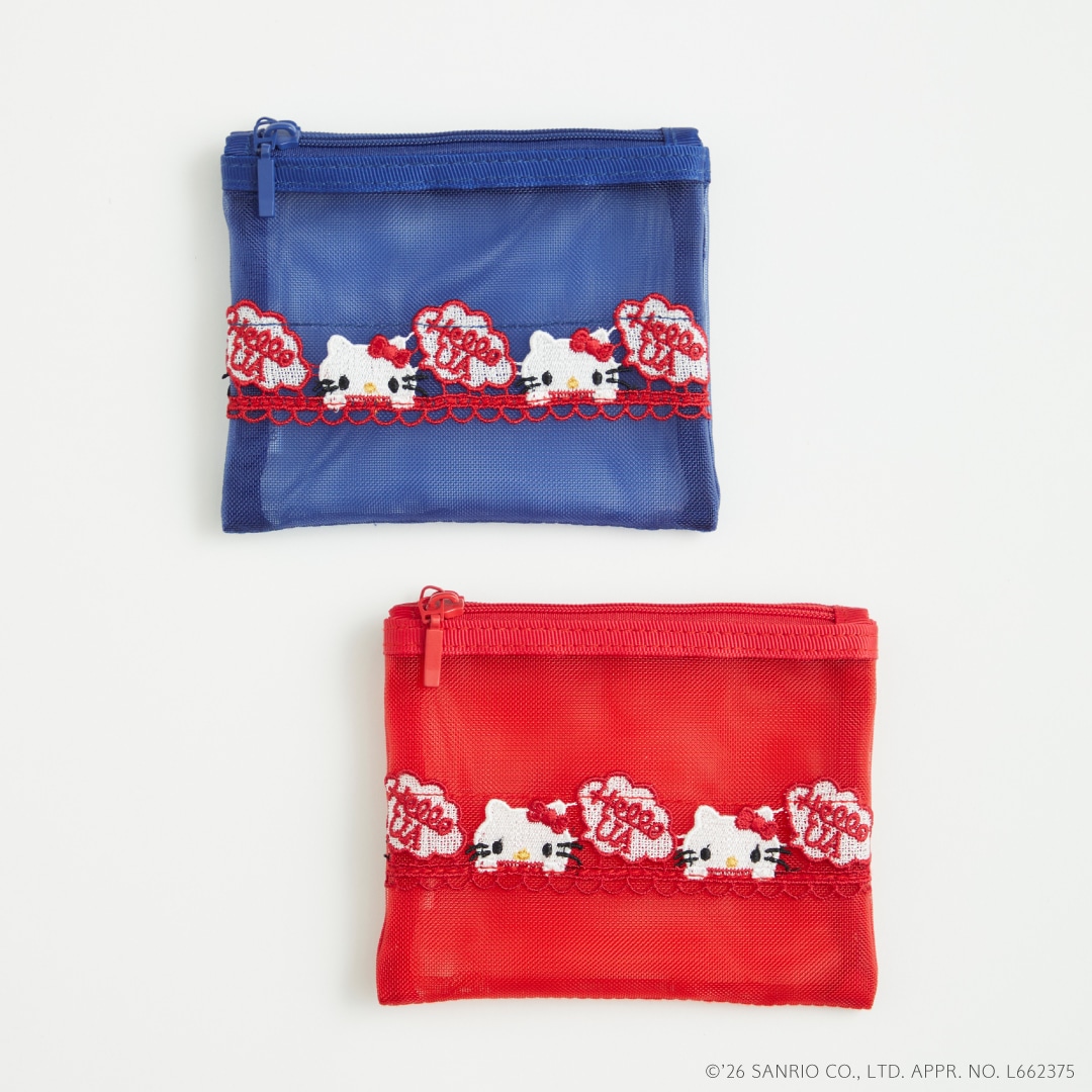 「ハローキティ」×「近沢レース店」×「ユナイテッドアローズ」ミニポーチ