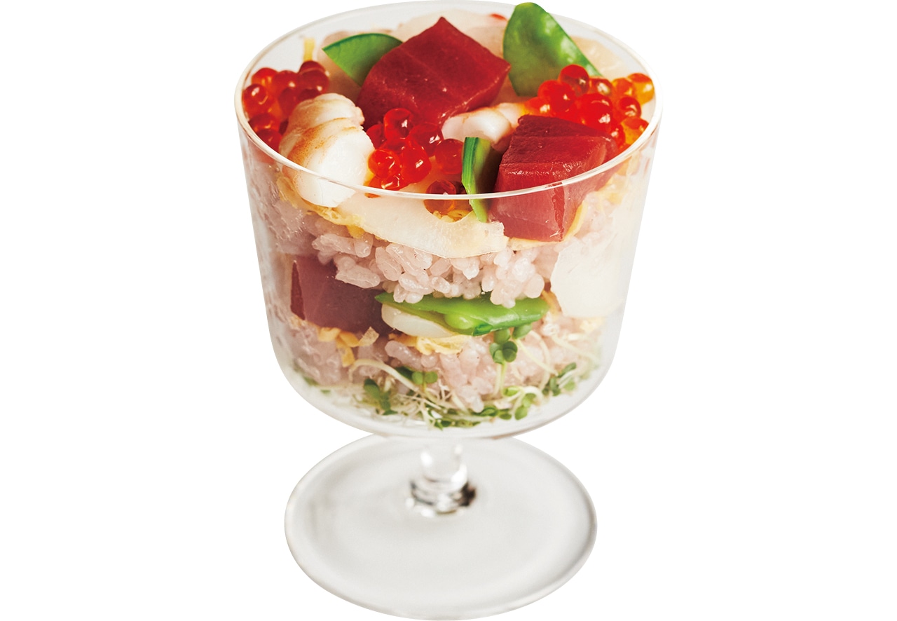 赤ワインビネガー酢飯のカップ寿司