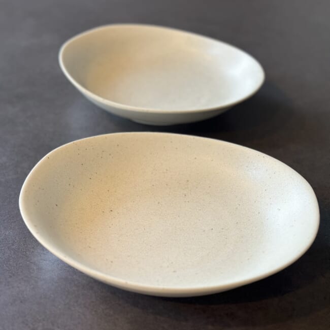 LAKOLE（ラコレ）の「美濃焼きオーバルカレー皿」